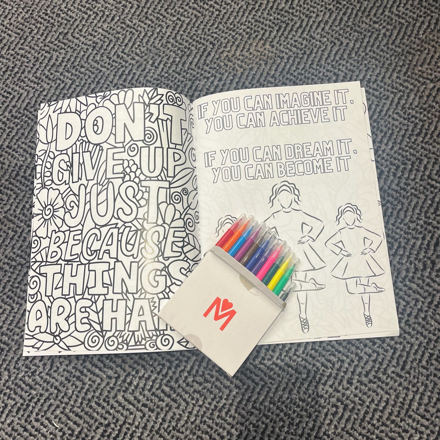 Colouring Book & Pens